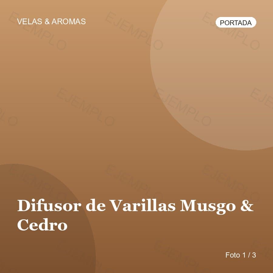 Difusor de Varillas Musgo & Cedro